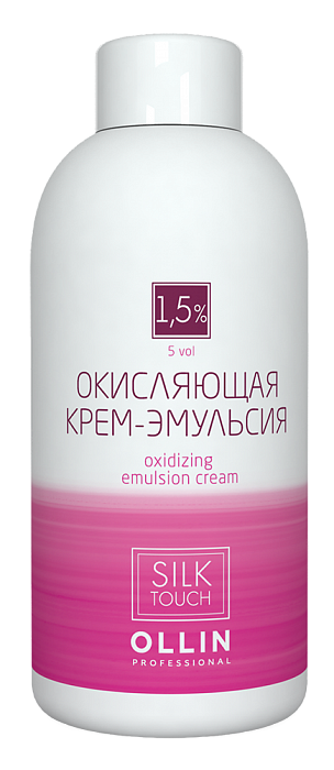 Oksidējošs emulsijas krēms OLLIN SILK TOUCH Oxidizing Emulsion Cream 1,5%, 90ml