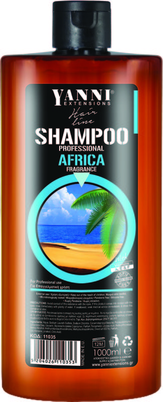 Šampūns profesionālai lietošanai YANNI Africa, 1L