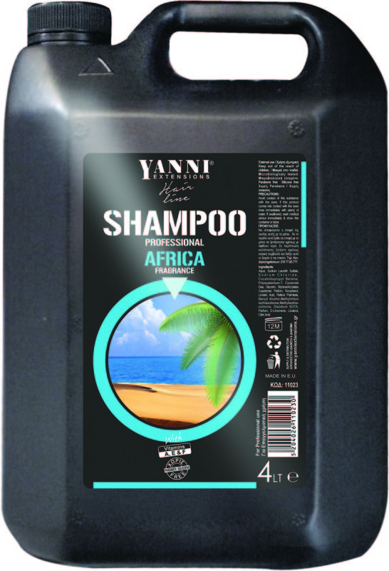 Šampūns profesionālai lietošanai YANNI Africa, 4L