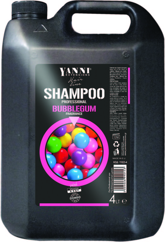 Šampūns profesionālai lietošanai YANNI Bubble gum, 4L