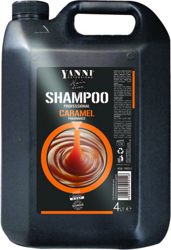 Šampūns profesionālai lietošanai YANNI Caramel, 4L