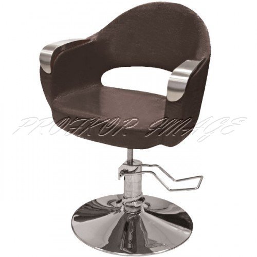Hidraulisks klienta krēsls frizētavai, brūns 356-1