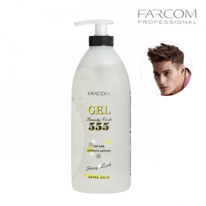Гель для волос сильной фиксации Farcom Gel 555, 600мл