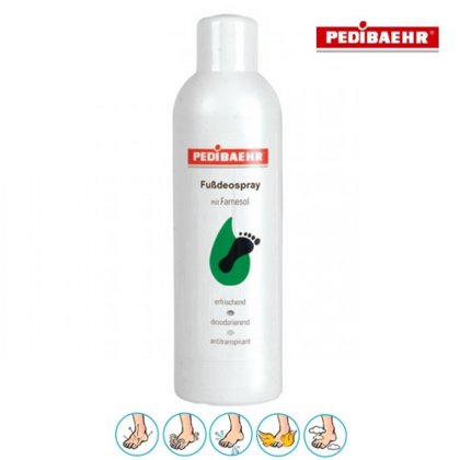 Izsmidzinātājs svīstošām kājām ar farnezolu Pedibaehr Fußdeospray, 1L