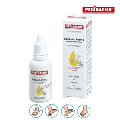 Šķīdums pēdu kopšanai ar 10% propolisu Pedibaehr, 30ml