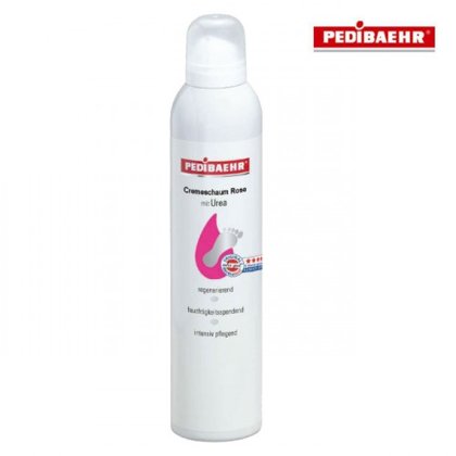 Putojošs krēms ar rožu eļļu Pedibaehr Cremeschaum, 125ml