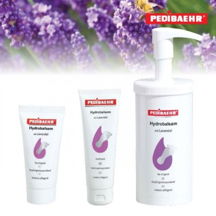 Hidrobalzams sausai ādai ar lavandas eļļu Pedibaehr, 125ml