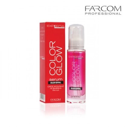 Восстанавливающий волосы серум Farcom Expertia Color Glow, 50мл