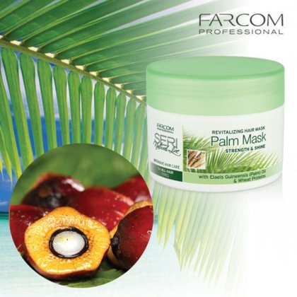 Matu maska ar palmu eļļu Farcom Seri Palm Mask, 300ml