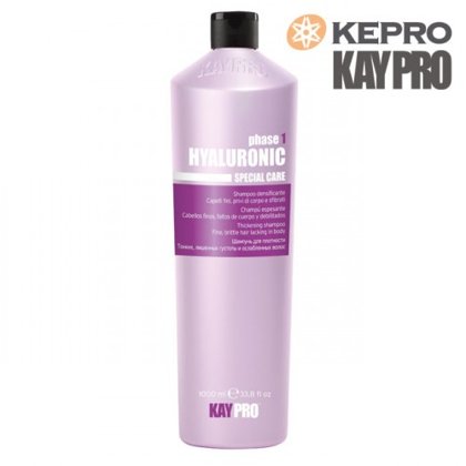 Šampūns trausliem matiem Kepro Kaypro Hyaluronic Phase1, 1L