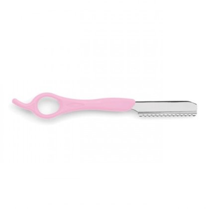 Matu nazis ar rozā gumijas rokturi 