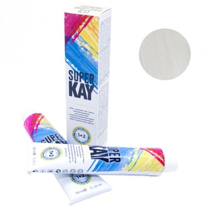 Matu krāsa ekstra super platīnu pelnu blond 12.0 Kepro Super Kay, 180ml