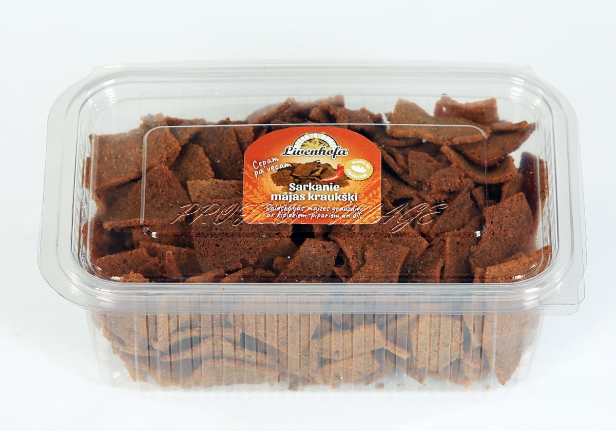 Sarkanie mājas kraukšķi, 240g