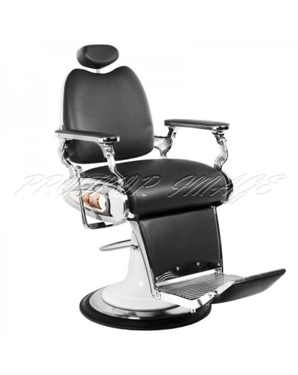 Barber krēsls MOTO STYLE, melns