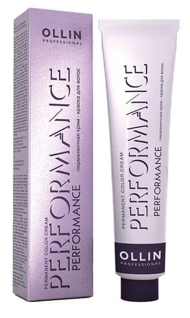 Noturīga krēmveida matu krāsa OLLIN PERFORMANCE Permanent Color Cream, 60ml