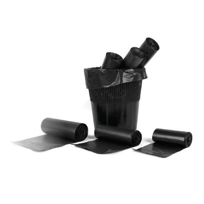 Melni atkritumu maisi LDPE 120L, 50gab