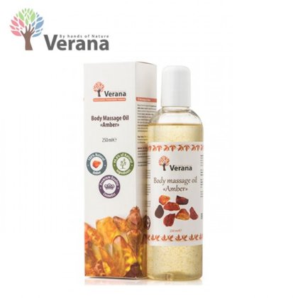 Янтарь массажное масло для тела Verana Amber, 250мл