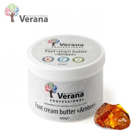 Янтарь крем-масло для ног Verana Amber, 450г
