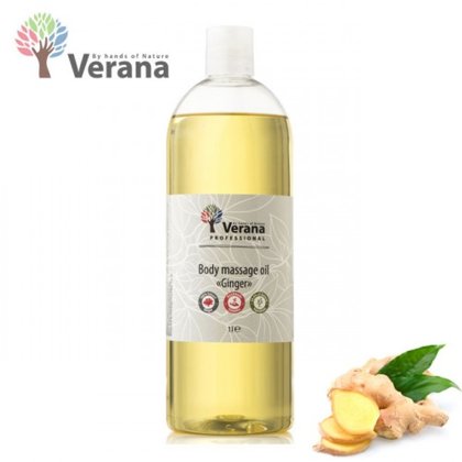 Ingvers masāžas eļļa ķermenim Verana Ginger, 1L