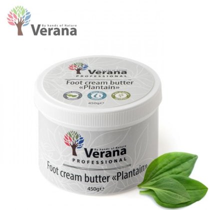 Ceļmallapa sviestkrēms kājām Verana Plantain, 450g