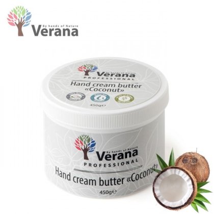 Кокос крем-масло для рук Verana Coconut, 450г
