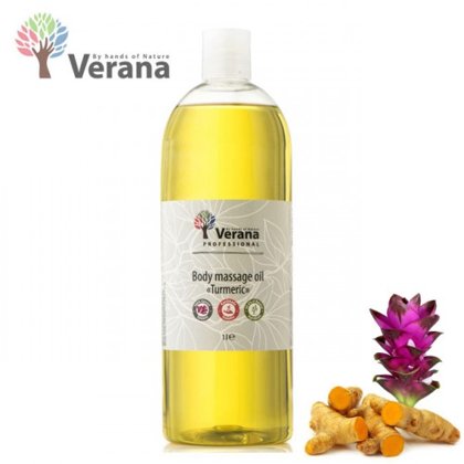 Kurkuma masāžas eļļa ķermenim Verana Turmeric, 1L