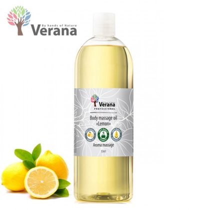 Citrons ķermeņa masāžas eļļa Verana Lemon, 1L