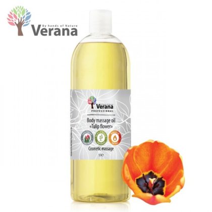 Masāžas eļļa ķermenim Verana Tulip Tulpe, 1L