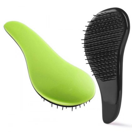 Zaļā masāžas ķemme Bravehead Detangler