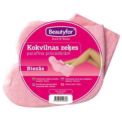 Kokvilnas zeķes Beautyfor, 1 pāri