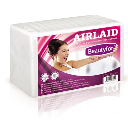 Beautyfor sausais papīrs, Airlaid, 100gab