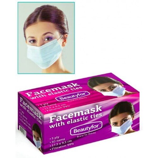 Защитные маски для лица Beautyfor, 50шт