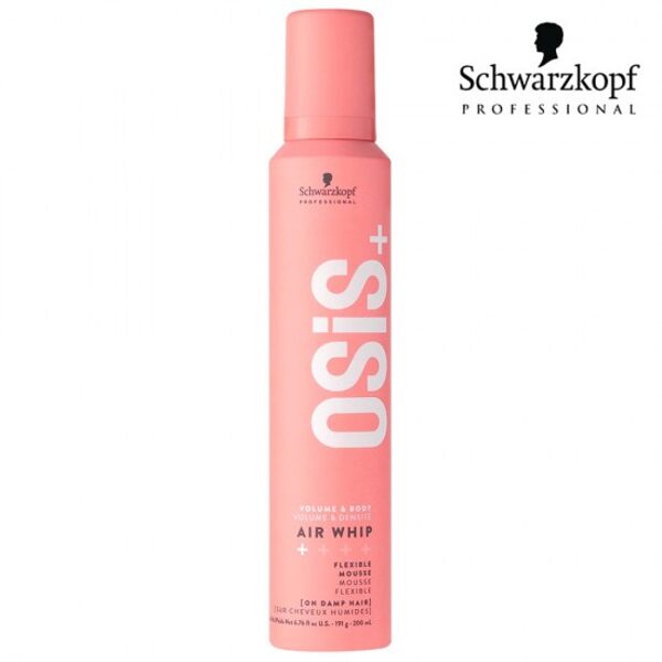 SCHWARZKOPF PRO OSIS+ AIR WHIP ELASTĪGAS FIKSĀCIJAS MATU PUTAS 200ML