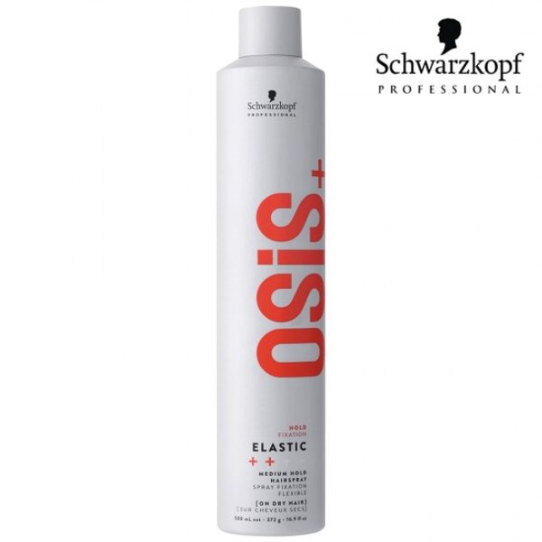 SCHWARZKOPF PRO OSIS+ ELASTIC ELASTĪGAS FIKSĀCIJAS MATU LAKA 500ML