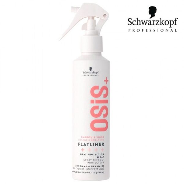 SCHWARZKOPF PRO OSIS+ FLATLINER IZSMIDZINĀMS LĪDZEKLIS AIZSARDZĪBAI PRET KARSTUMU 200ML
