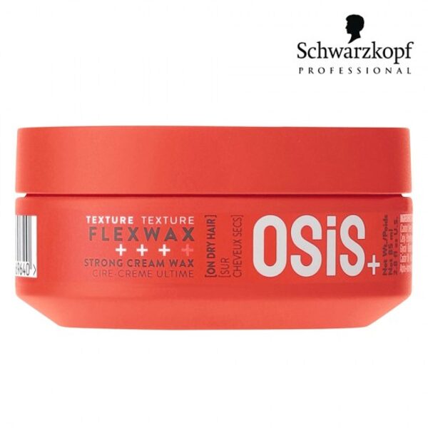 SCHWARZKOPF PRO OSIS+ FLEXWAX ĻOTI STIPRAS FIKSĀCIJAS KRĒMVEIDA VASKS 85ML