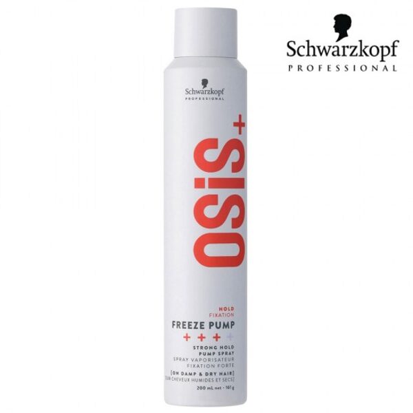 SCHWARZKOPF PRO OSIS+ FREEZE PUMP STIPRAS FIKSĀCIJAS ŠĶIDRĀ MATU LAKA 200ML