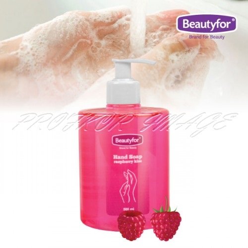 Мыло для рук c ароматом малины Beautyfor, 500мл