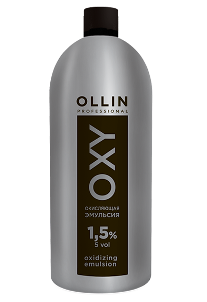 Krāsas attīstītājs OLLIN OXY Oxidizing Emulsion 1,5%, 1L