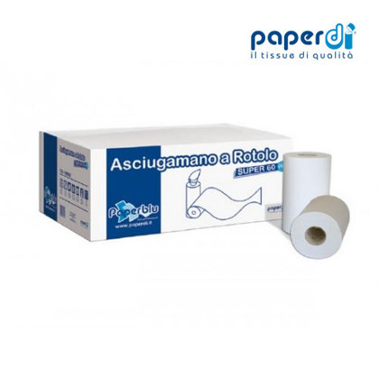 Papīra roku dvieļi Paperdi 2 kārtas, 21.5x30cm, 200 lapas, 1 rullis