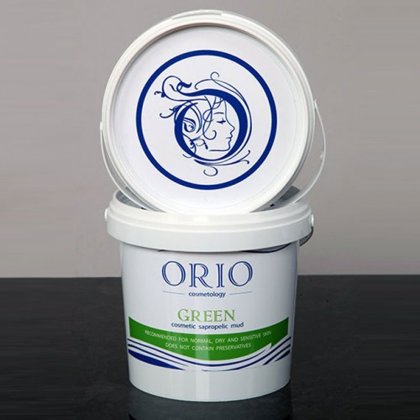 Zaļās ārstnieciskās sapropeļa dūņas Orio, 1kg