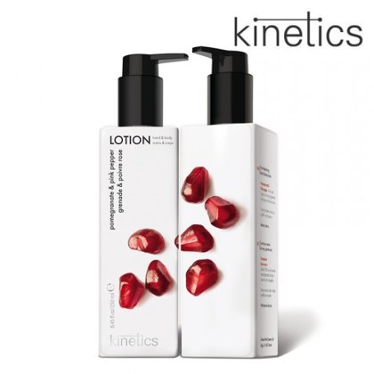 Granātābolu un rozā piparu losjons Kinetics Hand&Soul, 250ml