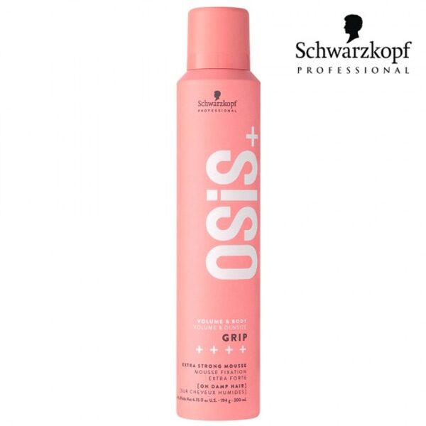 SCHWARZKOPF PRO OSIS+ GRIP ĻOTI STIPRAS FIKSĀCIJAS MATU PUTAS 200ML