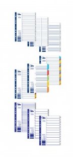 Sadalītājs dokumentiem FORPUS A-Z polipropilēna MAXI 245x297 mm A4+