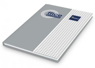 Kantorgrāmata Forpus A4, 96lpp, rūtiņu, matēta, sudraba