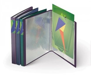 Mape prospektiem A4, 20 lpp, metāliska krāsa