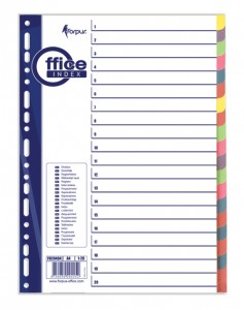 Sadalītājs Forpus 1-20; A4 kartona