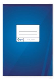 Bloknots Forpus A5, 70 lpp, rūtiņu, zilos vākos
