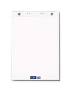 Papīra bloks tāfelēm Flipchart balts 60x85cm-50 lpp.