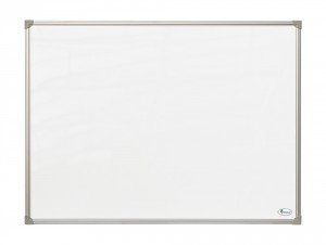 Baltā tāfele alumīnija rāmī 90x180cm, magnētiska